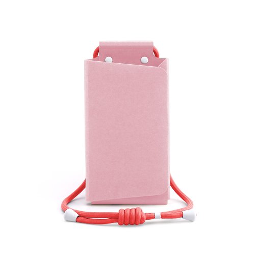 PAPERY.ART PhonePochette 手機隨身袋-MOODTONE- Spanish Pink - 純素皮革