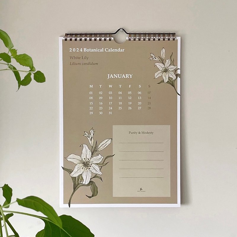 [Cherished Things Zone] 2024 Wall Calendar, Desk Calendar (out of season soon) - ปฏิทิน - กระดาษ หลากหลายสี