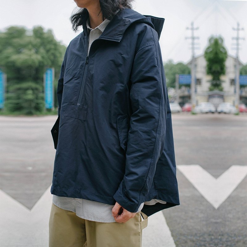 Fisherman C/N Pullover Parka 維克漁人套頭派克外套 - 男夾克/外套 - 其他材質 多色