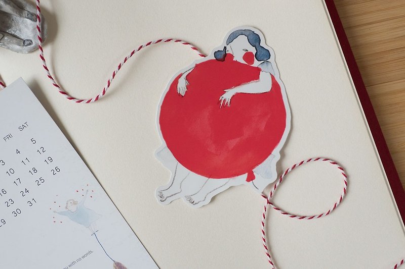 large sticker - the Red balloon | dodolulu - สติกเกอร์ - กระดาษ 