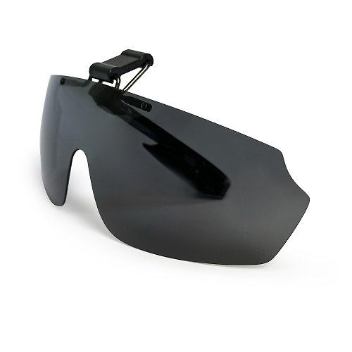 ACEKA 運動眼鏡 【ACEKA】曜岩黑夾帽式太陽眼鏡(METRO 夾式系列)