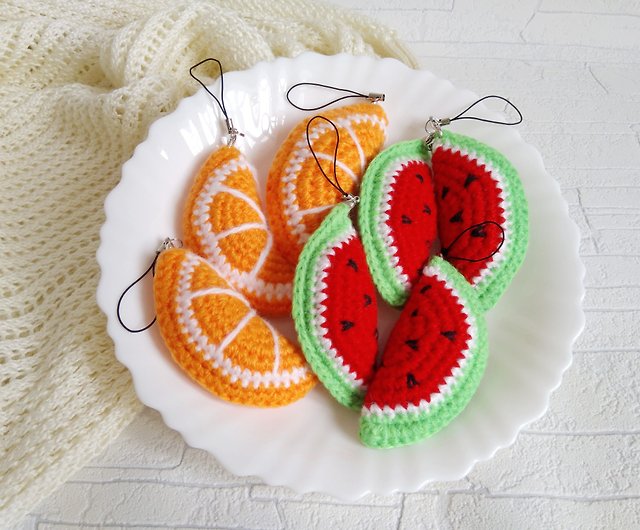 Crochet Keychain Patterns, Amigurumi Food Keychain Tutorials for Be
