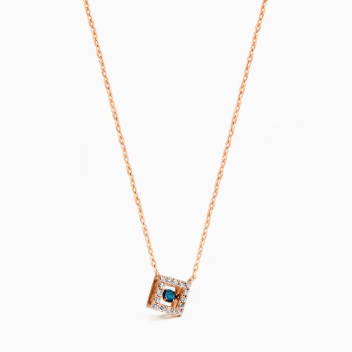Frankness Jewelry K金項鍊 JASMINE 手工跳舞懸浮 鑽石項鍊