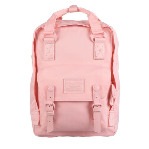 doughnut macaroon blush pink backpack