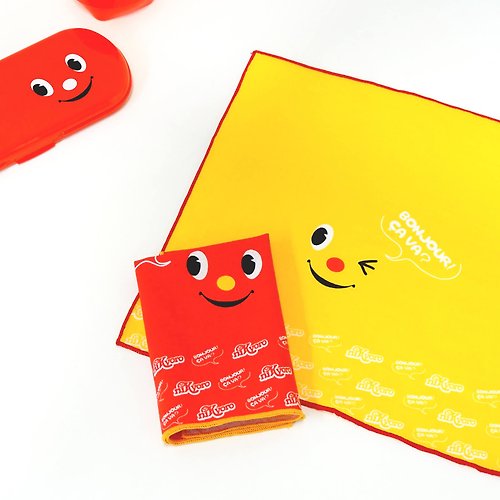 padou Nikyoro Mini Handkerchief 25cm×25cm Kids Towel Gift Lunchbox Lunch School