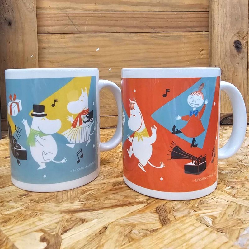 MOOMIN授權 | 馬克杯 - 禮物派對 (紅/綠) - 咖啡杯/馬克杯 - 陶 多色