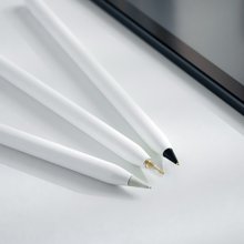 無料の落下防止ペンチップカバー Apple Pencil 1/2/Pro 金属チップアップグレードされた金属交換ペン |