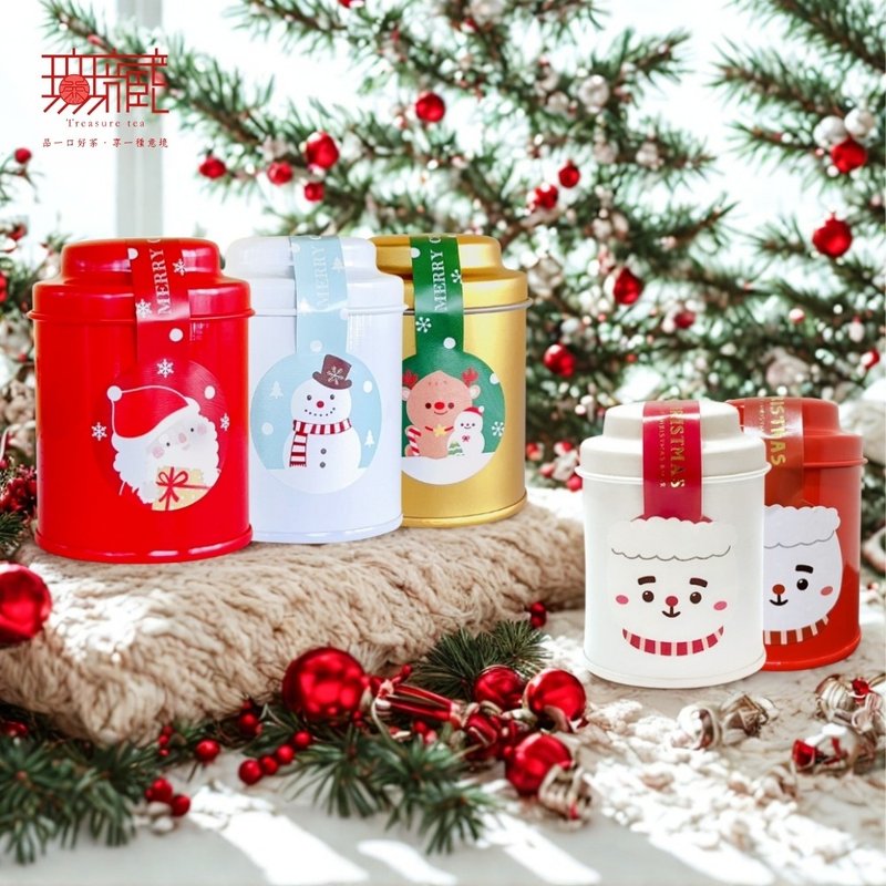 A3【聖誕禮物】無藏 阿里山故事茶【聖誕老人/雪人/糜鹿/雪寶】 - 茶葉/茶包/水果茶 - 新鮮食材 多色