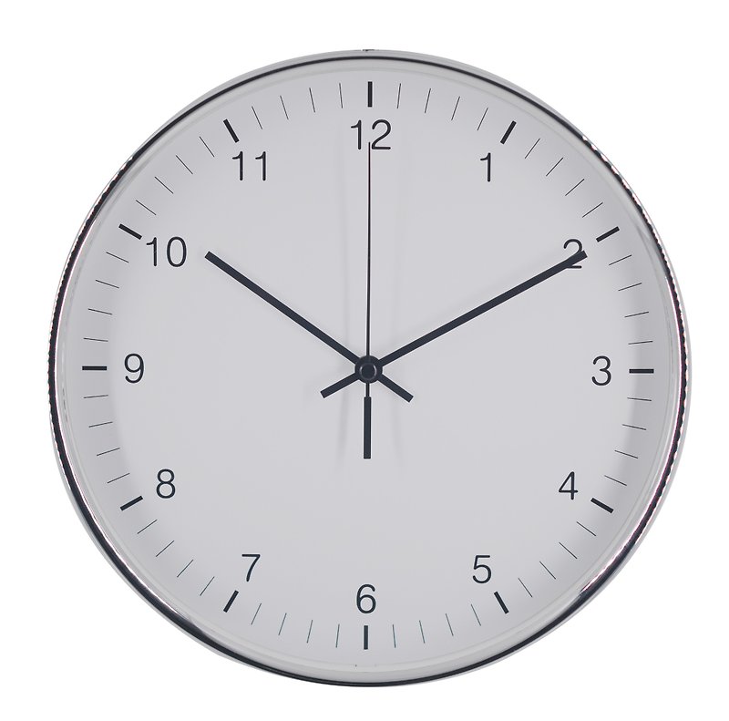 Mod-small round clock (metal) - นาฬิกา - โลหะ ขาว
