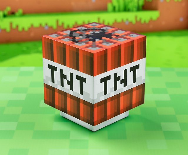 Minecraft TNT 3D Figure Light - ショップ Paladone UK 照明・ランプ 