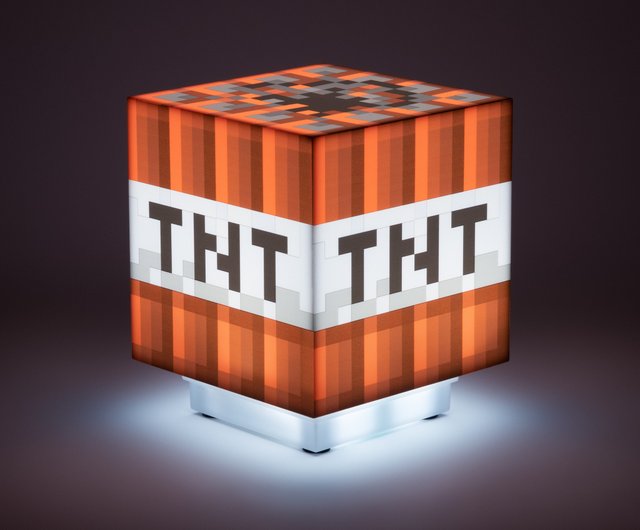 Minecraft TNT 3D Figure Light - ショップ Paladone UK 照明・ランプ - Pinkoi