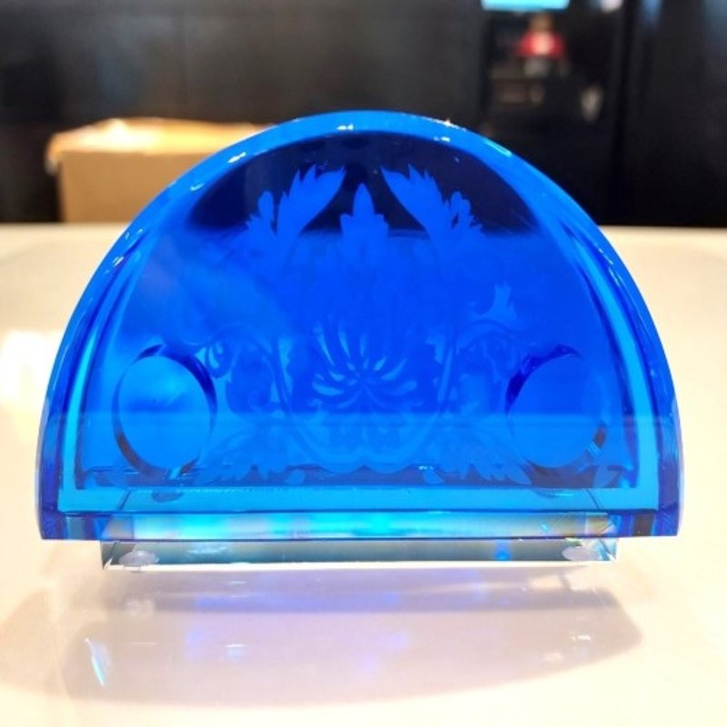 LIULI LIVING 永不忘  (藍) - 擺飾/家飾品 - 琉璃 藍色