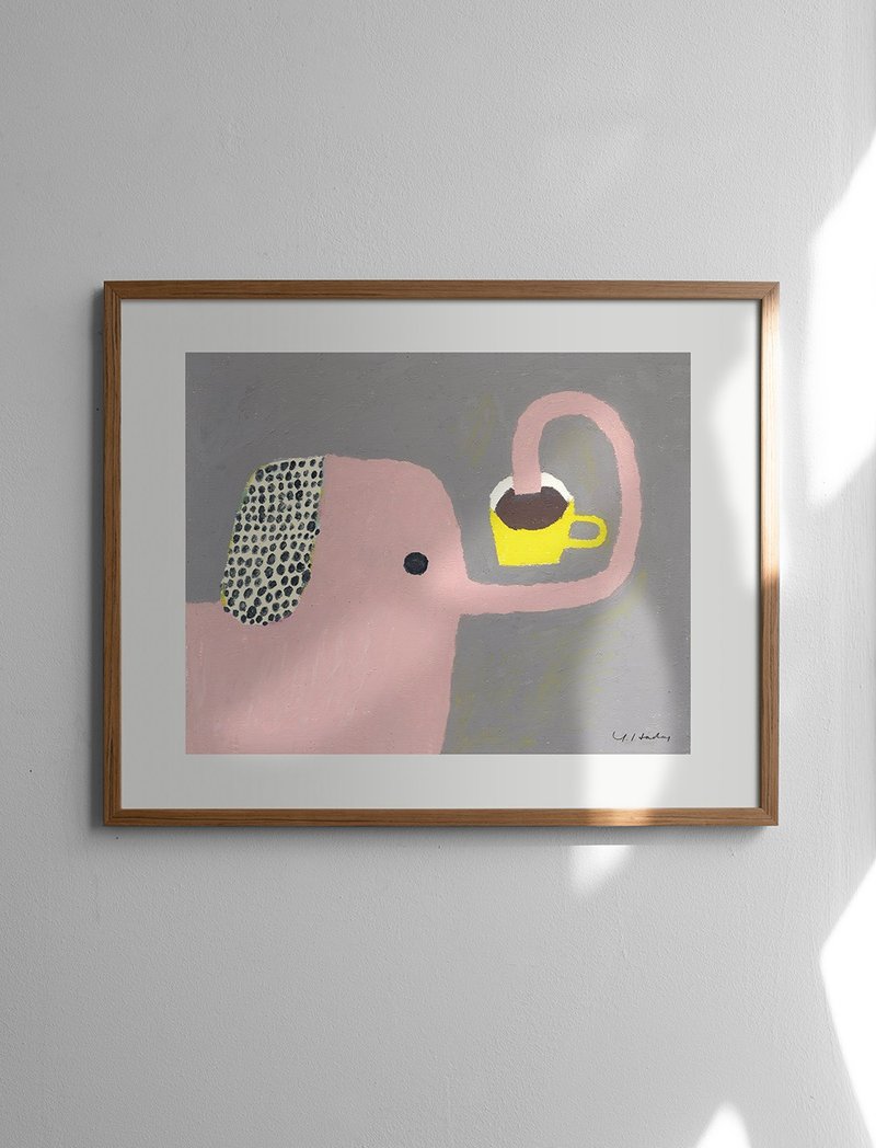 Yoshiko Hada - Japanese artist design poster C'EST BON POSTER(40x50cm) - Posters - Paper Pink