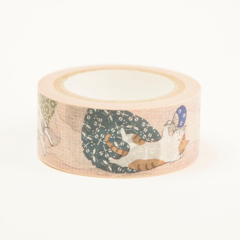 3 Cat Shop ~ Paper tape should be full of sleep every day (Illustrator: Miss Cat) - มาสกิ้งเทป - กระดาษ หลากหลายสี