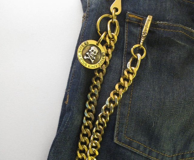 Wallet Chains With An Indian Head Clasp – SS Biker / Rock Star Rings