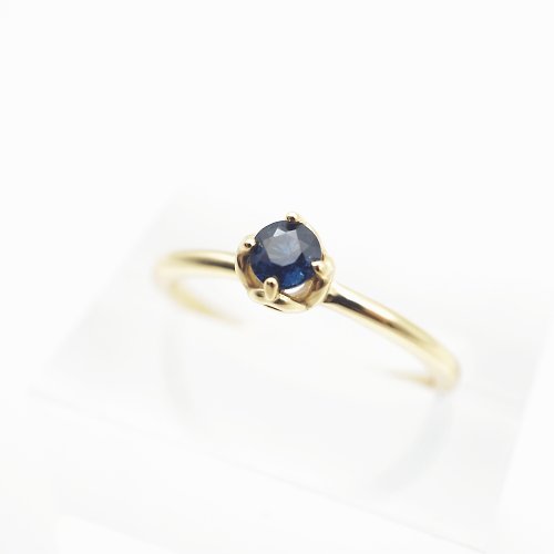 sdori 藍寶石925純銀戒指 (銀/玫瑰金/18k金) | 藍寶石系列