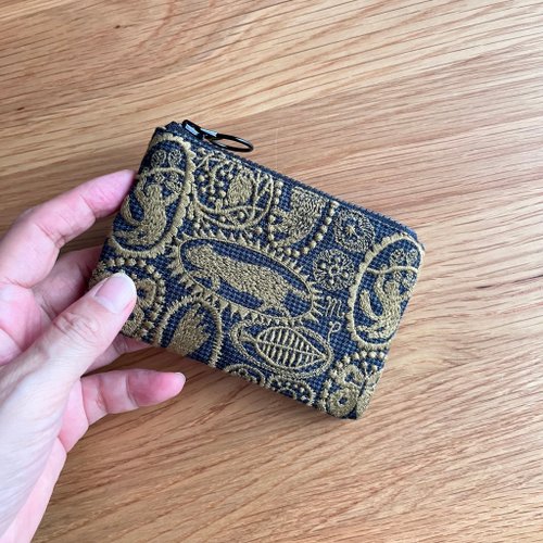 mina perhonen jungle relief ミニポーチ 零錢包 カード入れ