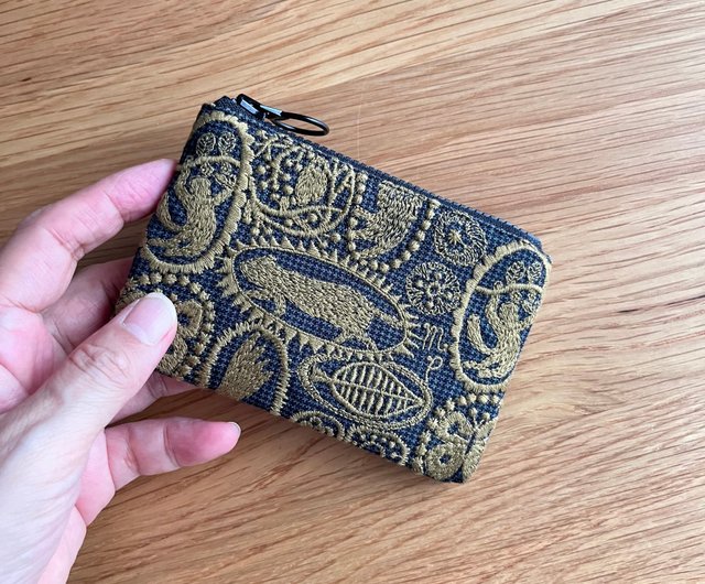 mina perhonen jungle relief ミニポーチ 零錢包 カード入れ