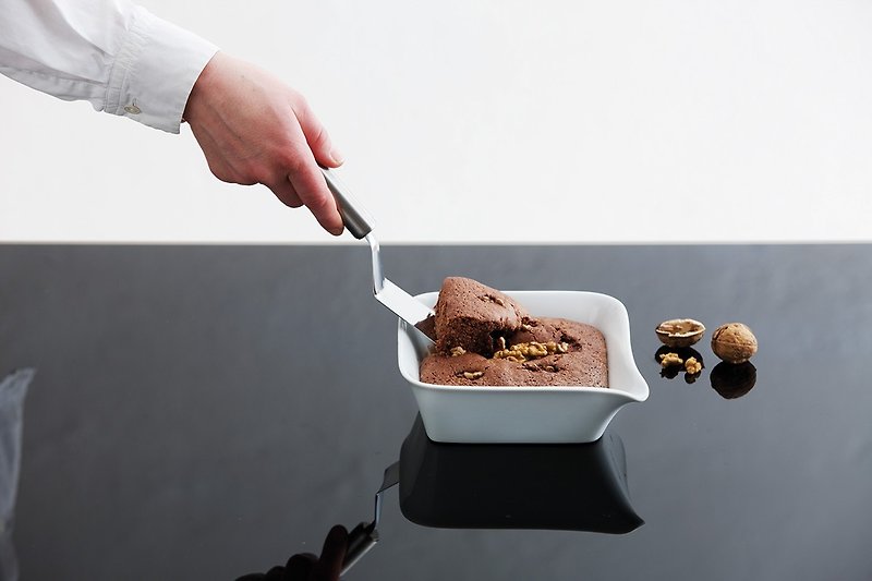 Five Senses Magic Grip baking dish + lid small 17x17 cm white - เครื่องครัว - เครื่องลายคราม ขาว