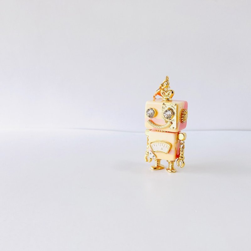 【Robot　Accessories】ロボットチャーム  150 - 吊飾/掛飾 - 塑膠 粉紅色