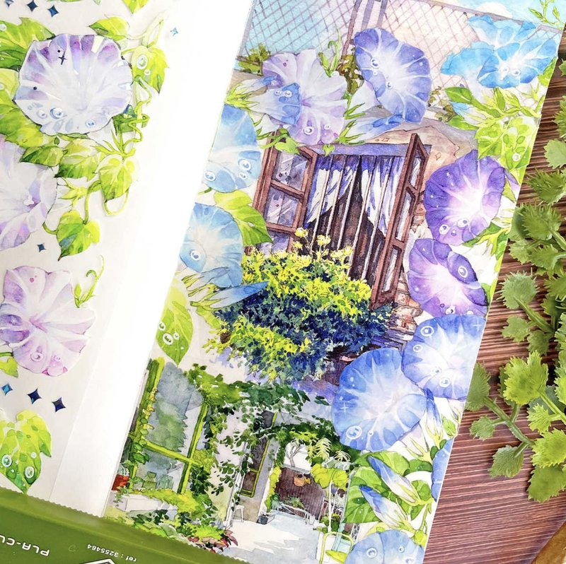 朝露 あさがお 春色正濃 PET 和紙膠帶 貝殼光 - 紙膠帶/和紙/PET - 其他材質 多色