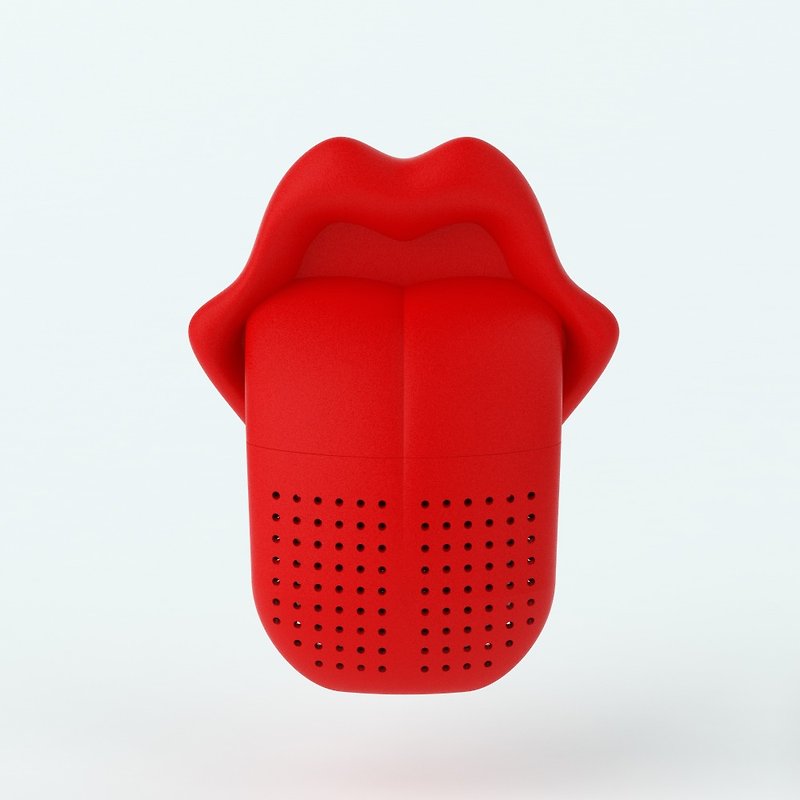 Tongue 舌頭泡茶器 - 茶具/茶杯 - 矽膠 紅色