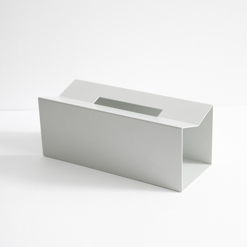 M /ティッシュボックス-淡いグレー - その他の家具 - 金属 グレー