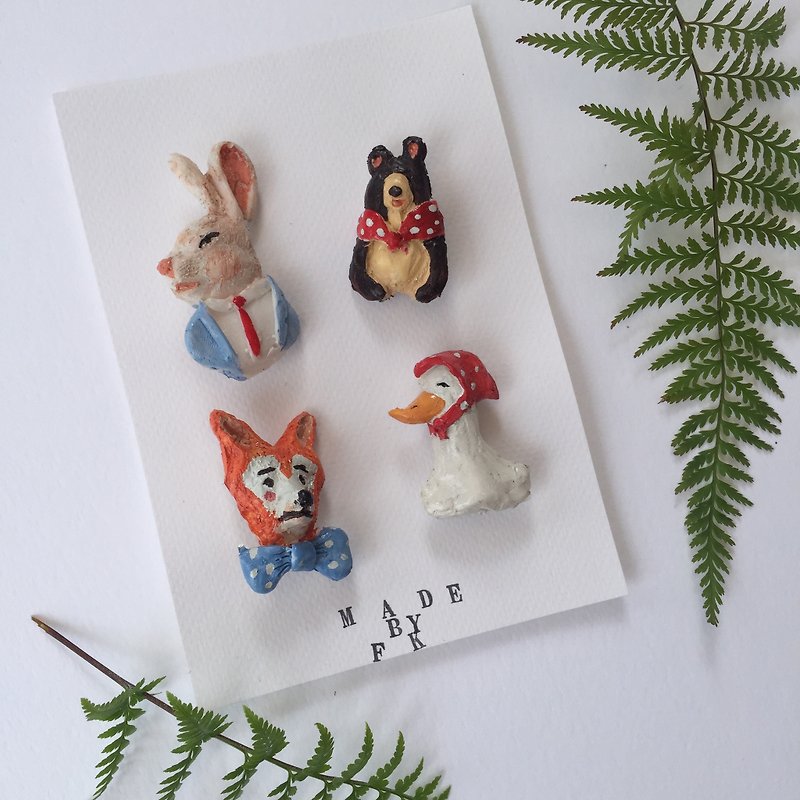 ZOO ZOO BROOCH - Brooches - Other Materials Multicolor
