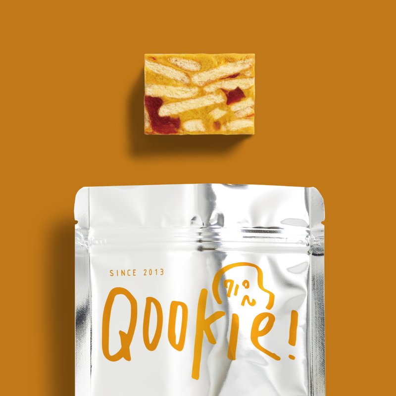【Qookie!零食聯名系列】日式辛咖哩 - 雪Q餅隨手包 - 120公克 - 零食/點心 - 新鮮食材 多色