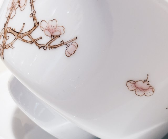 【UB】204 粉彩花弁小壺 洋彩錦上添花雪梅圖瓜楞式壺一對-宇珍國際藝術| Yu Jen Taipei重要中國