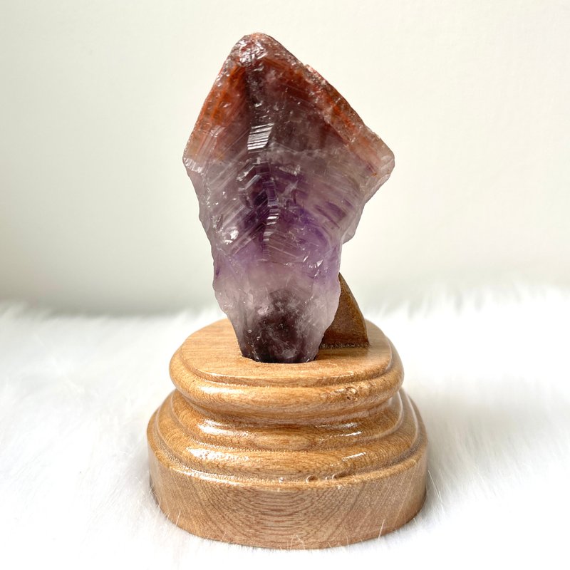 紅頭極光23連訂造底座 | 水晶 | 水晶原石 | 水晶擺件 - 擺飾/家飾品 - 水晶 紫色