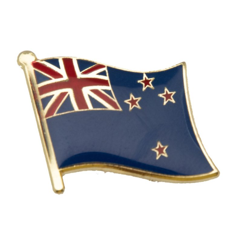 New Zealand 紐西蘭 國徽胸章 金屬別針 國徽胸徽 金屬飾品 國徽 - 胸針 - 其他材質 多色