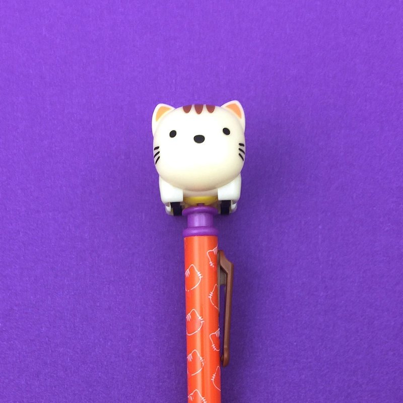 猫ちゃんミニモデルペン - その他ペン・筆記用具 - プラスチック オレンジ