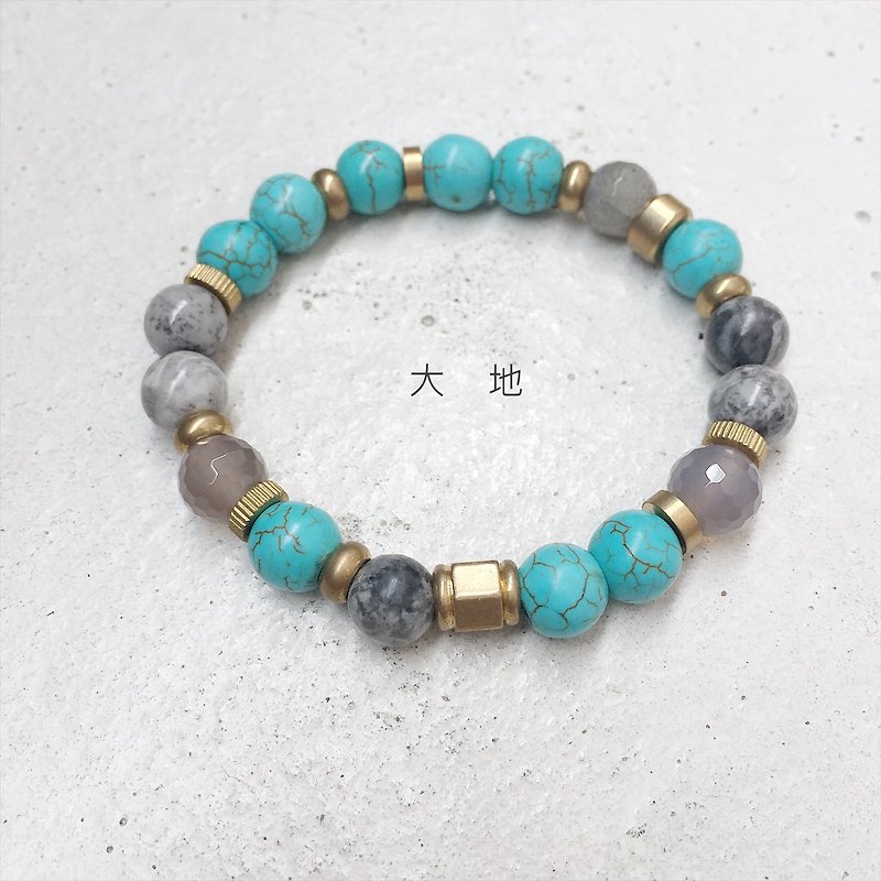 Zhu. Fukubukuro (natural ore / gifts / personal use) - Bracelets - Stone 