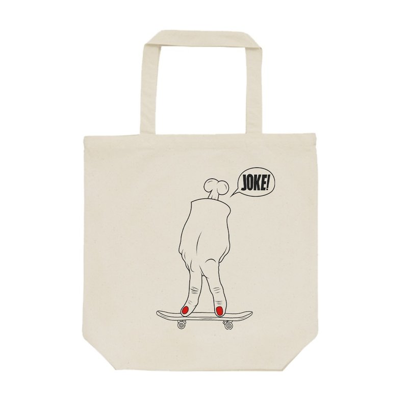 tote bag / Finger Board - 手提包/手提袋 - 棉．麻 卡其色