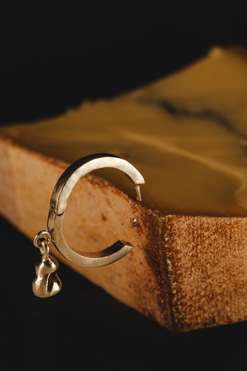 DROPLET earrings - 耳環/耳夾 - 純銀 