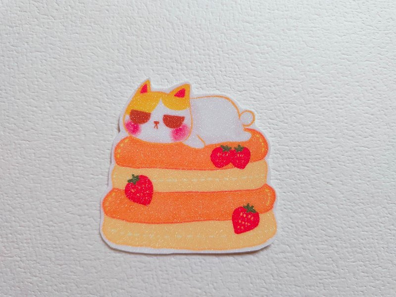 Paper Stickers - cake Cat cute sticker journal sticker