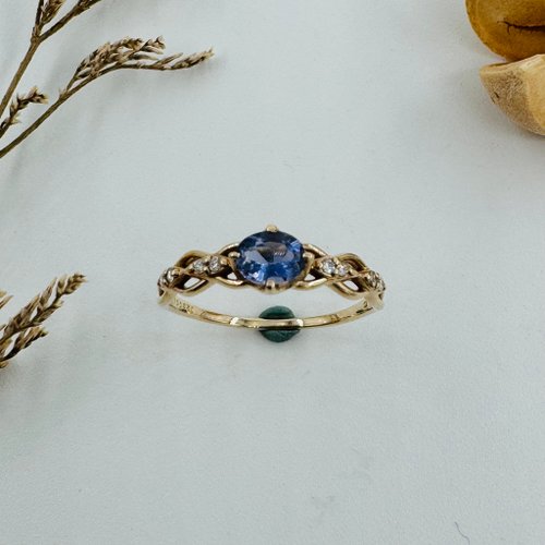 Hee jewelry合一輕珠寶 坦桑之雅10 K金鑽石戒指