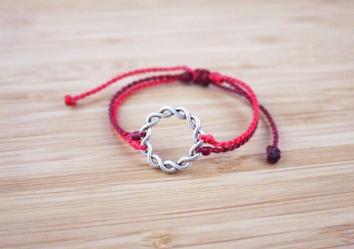 美人魚手創藝術 Sea Maidens Jewelry 【緣份】 蠶絲蠟線 編織手環