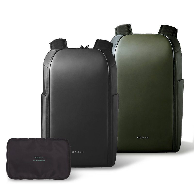 KORIN FlipPack Pro 極速扣快取多功能防盜後背包-全配(代理商公) - 背囊/背包 - 聚酯纖維 黑色