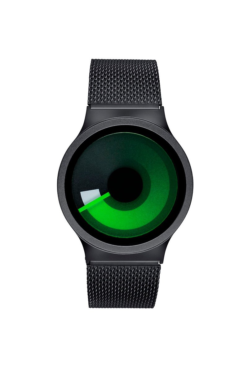 宇宙地平線系列腕錶 (XS - Horizon, 黑/綠) - 女錶 - 不鏽鋼 綠色