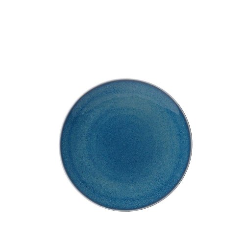Royal Crown Derby 皇家皇冠德貝 Art Glaze藝術彩釉系列-21CM點心盤-滄藍