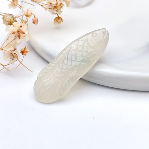 瓔珞珠寶盒 E.L.Jewelry Box 冰種翡翠有魚吊墜 | 天然緬甸A貨翡翠 | 送禮