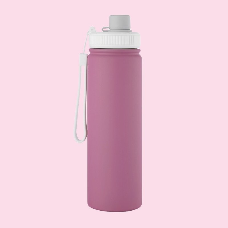 YCCT Gaihe Cup 700ml - Tipsy Powder - Easy to carry and environmentally friendly beverage cup/ice-preserving thermos cup - กระบอกน้ำร้อน - สแตนเลส 