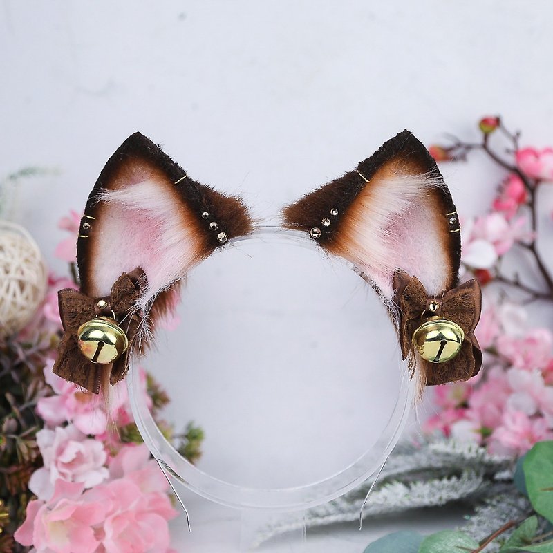 Brown Cat Ears - Hair Accessories - Other Materials Brown