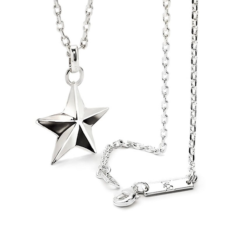 Pentagram necklace Solo Pentacle Necklace - Necklaces - Other Metals 