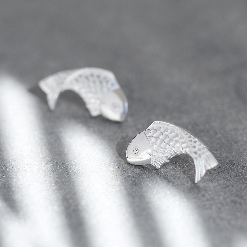 鯛 ピアス シルバー925 - ピアス・イヤリング - 金属 シルバー