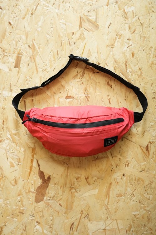 [Hot Pre-Order] KIU Water Resistant Simple Plain Side Back Waist Bag (3  Colors) K84 Invoice Included