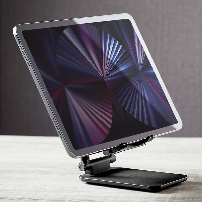 MOMAX Fold Stand Portable Phone & Tablet Stand (PS6) - Phone Stands & Dust Plugs - Aluminum Alloy Black