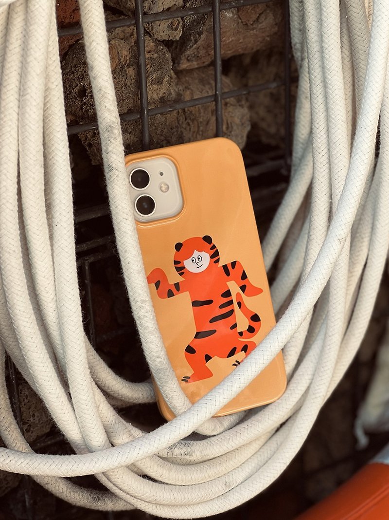 KOJI送吉 iPhone 菲林手機殼 防摔 (可客製Samsung) - 手機殼/手機套 - 塑膠 橘色